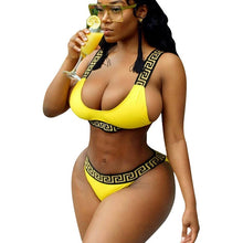 Load image into Gallery viewer, Bandage Swimsuit Sexy Bikini Set Women Crop Top Bikinis Mujer 2019 Swimwear Female Separate Fused Women's Swimming Suit Biquini