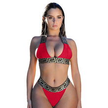 Load image into Gallery viewer, Bandage Swimsuit Sexy Bikini Set Women Crop Top Bikinis Mujer 2019 Swimwear Female Separate Fused Women's Swimming Suit Biquini