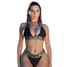 Load image into Gallery viewer, Bandage Swimsuit Sexy Bikini Set Women Crop Top Bikinis Mujer 2019 Swimwear Female Separate Fused Women's Swimming Suit Biquini