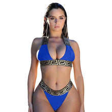 Load image into Gallery viewer, Bandage Swimsuit Sexy Bikini Set Women Crop Top Bikinis Mujer 2019 Swimwear Female Separate Fused Women's Swimming Suit Biquini
