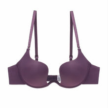 Load image into Gallery viewer, European and American Deep U-shaped Gathered Low-cut Halter Wedding Dress Evening Dress Sexy Lingerie Bra cinoo