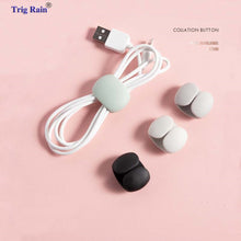 Load image into Gallery viewer, Wire Cable Clips Organizer Desktop &amp; Workstation Clips Cord Management Holder USB Charging Data Line Cable Winder